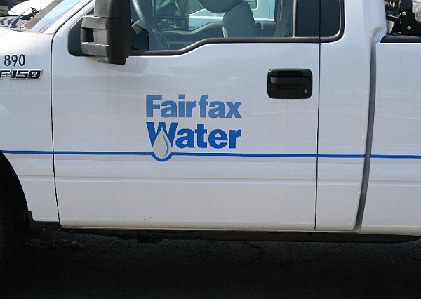 image of Fairfax County Water truck